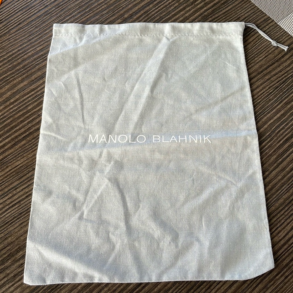 Manolo Blahnik drawstring dustbag